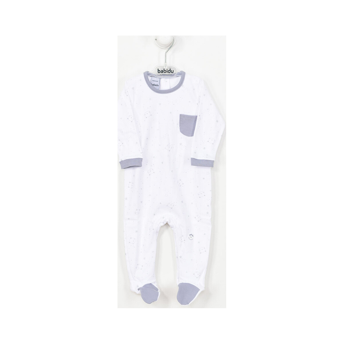 textil Børn Pyjamas / Natskjorte Babidu 13175-GRIS Flerfarvet