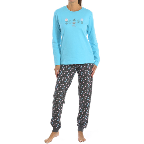 textil Dame Pyjamas / Natskjorte Kisses&Love KL45217 Flerfarvet