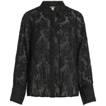 textil Dame Toppe / Bluser Vila Kyoto Shirt L/S - Black Sort
