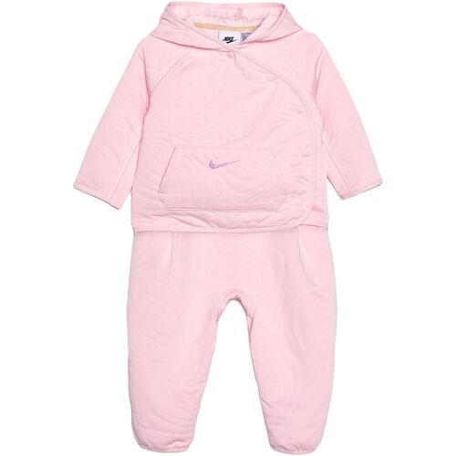 textil Pige Træningsdragter Nike Ready Set Snap Jacket Set Pink
