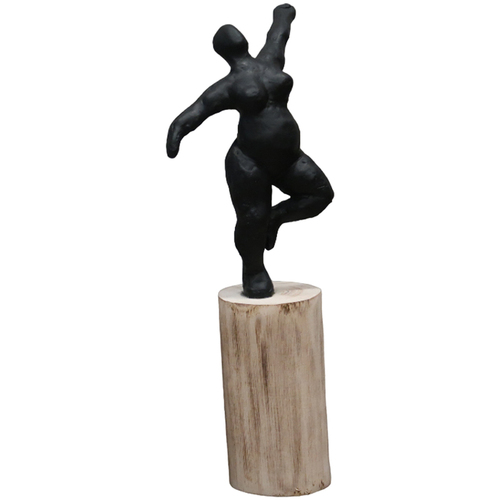 Indretning Små statuer og figurer Signes Grimalt Figur Kvinde Danse Kuffert Brun