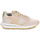 Sko Dame Lave sneakers Philippe Model TROPEZ HAUTE LOW WOMAN Beige / Pink / Guld
