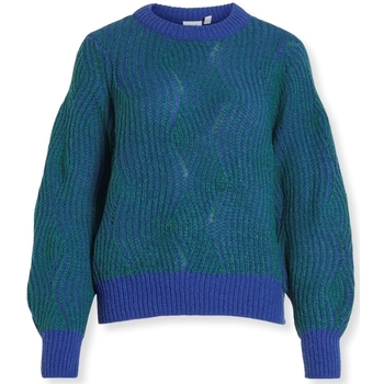 textil Dame Pullovere Vila Nanna Knit - Lapis Blue Blå