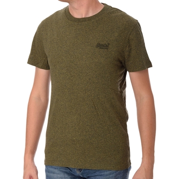 textil Herre T-shirts m. korte ærmer Superdry 235246 Grøn