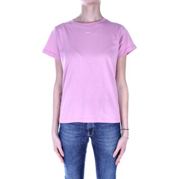 textil Dame T-shirts m. korte ærmer Pinko 100373 A1N8 Pink