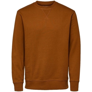 textil Herre Sweatshirts Selected Noos Sweatshirt Jason 340 - Monks Robe Brun