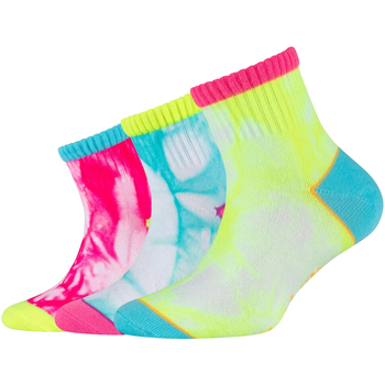 Undertøj Pige Sportsstrømper Skechers 3PPK Girls Casual Fancy Tie Die Socks Flerfarvet