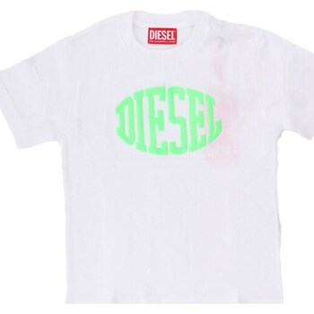 textil Dreng T-shirts m. korte ærmer Diesel J01777-00YI9 Hvid