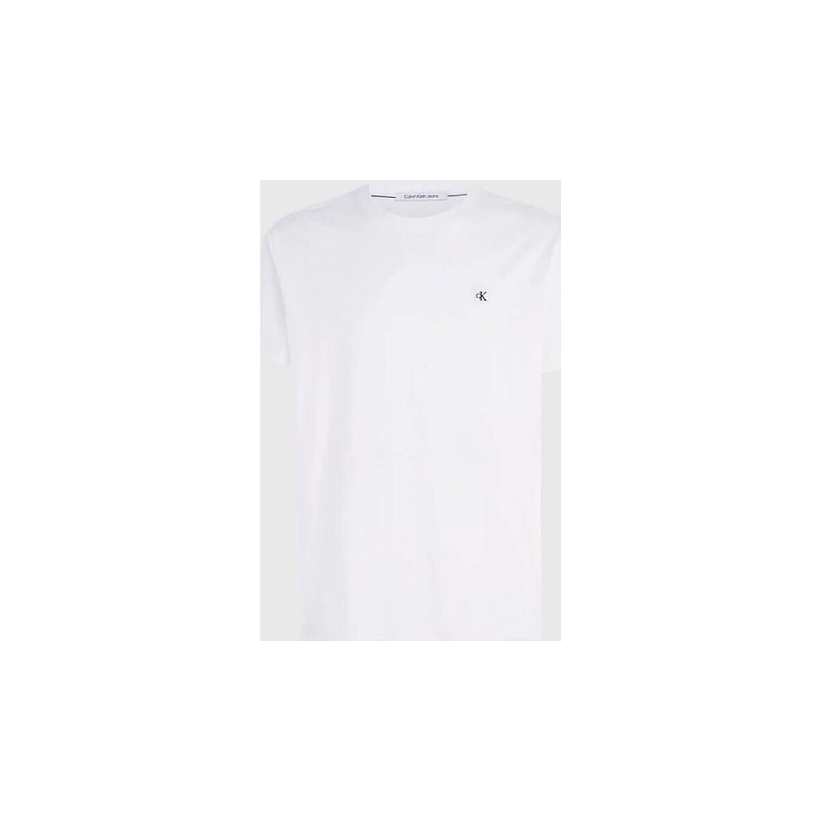 textil Herre T-shirts m. korte ærmer Calvin Klein Jeans J30J325268YAF Hvid