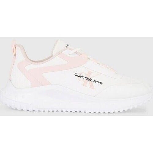 Sko Dame Sneakers Calvin Klein Jeans YW0YW0144201U Hvid