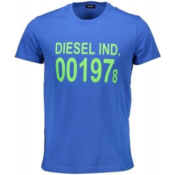 textil Herre T-shirts m. korte ærmer Diesel SASA-T-DIEGO Blå