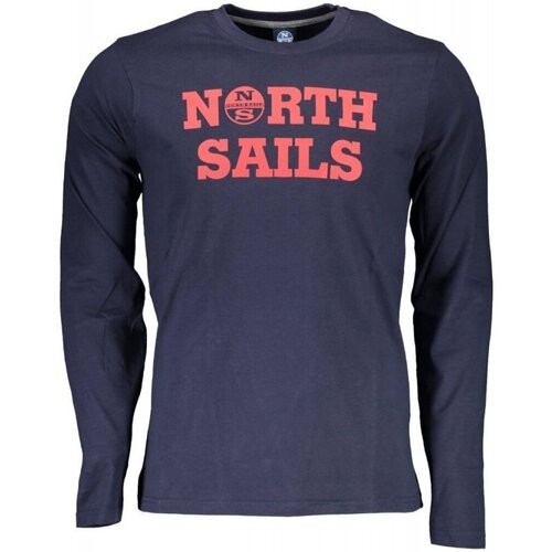 textil Herre T-shirts m. korte ærmer North Sails 902478-000 Blå