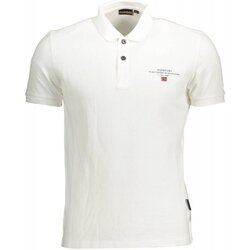 textil Herre T-shirts & poloer Napapijri NP0A4GDL-ELBAS-SS-4 Hvid
