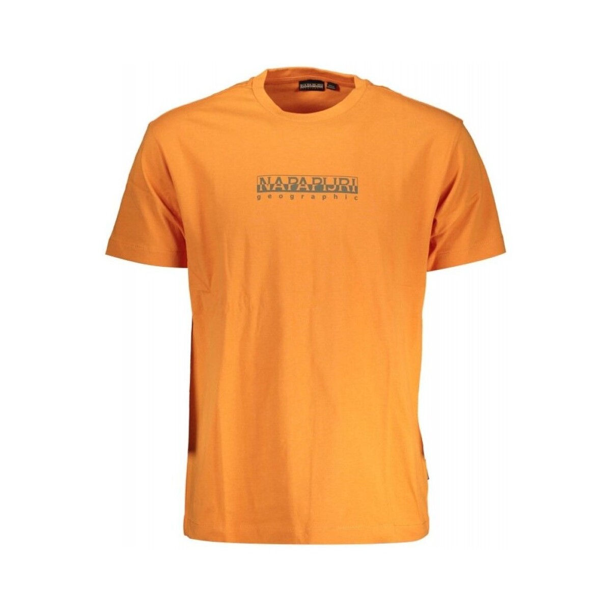 textil Herre T-shirts m. korte ærmer Napapijri NP0A4GDR-S-BOX-SS-3 Orange