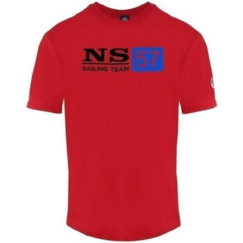 textil Herre T-shirts m. korte ærmer North Sails 9024050230 Rød