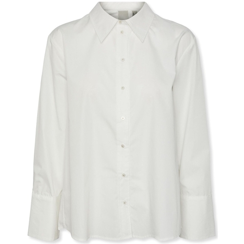textil Dame Toppe / Bluser Y.a.s YAS Roya Shirt L/S - Star White Hvid