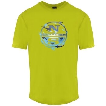 textil Herre T-shirts m. korte ærmer North Sails 9024120470 Gul