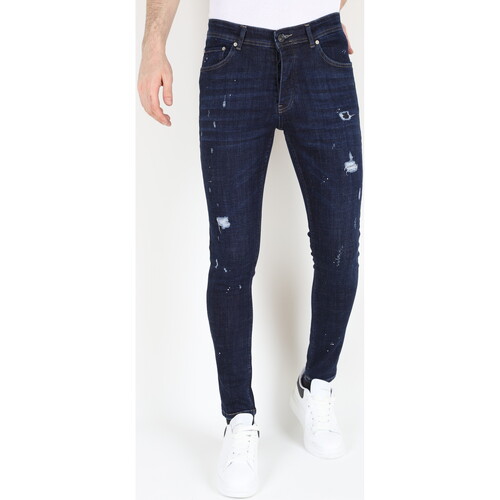 textil Herre Smalle jeans Mario Morato 148659289 Blå