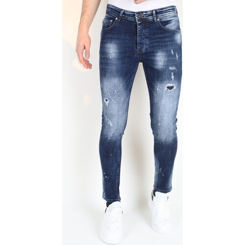 textil Herre Smalle jeans Mario Morato 148659976 Blå