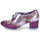 Sko Dame Richelieu Irregular Choice CLARA BOW Violet / Flerfarvet