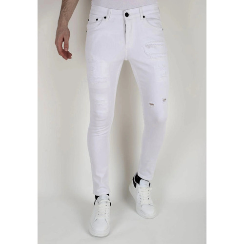 textil Herre Smalle jeans Mario Morato 148708227 Hvid