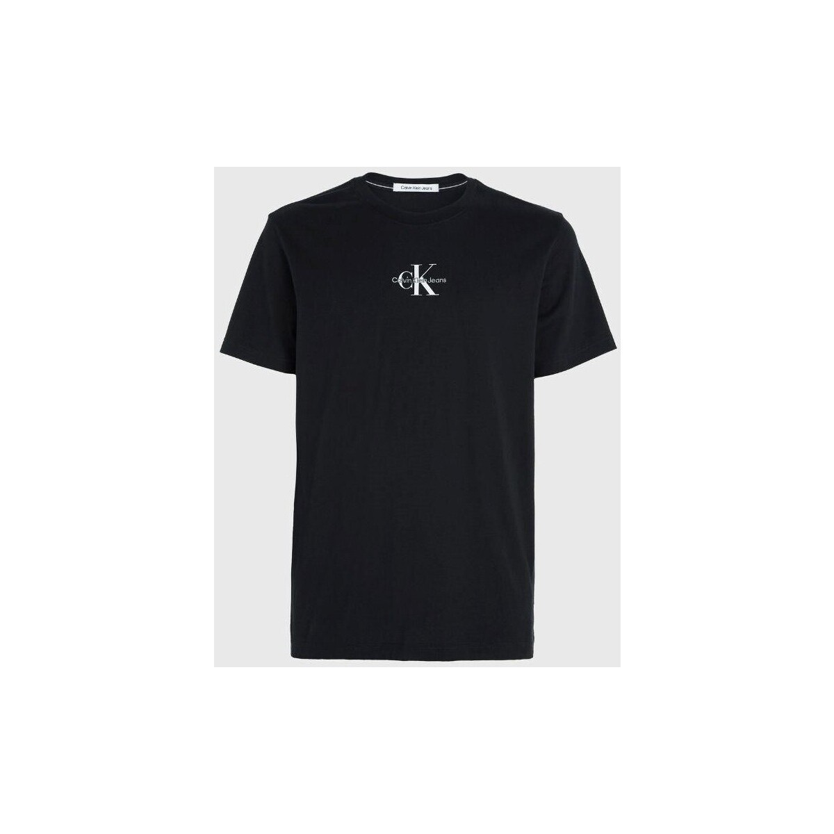 textil Herre T-shirts m. korte ærmer Calvin Klein Jeans J30J323483BEH Sort