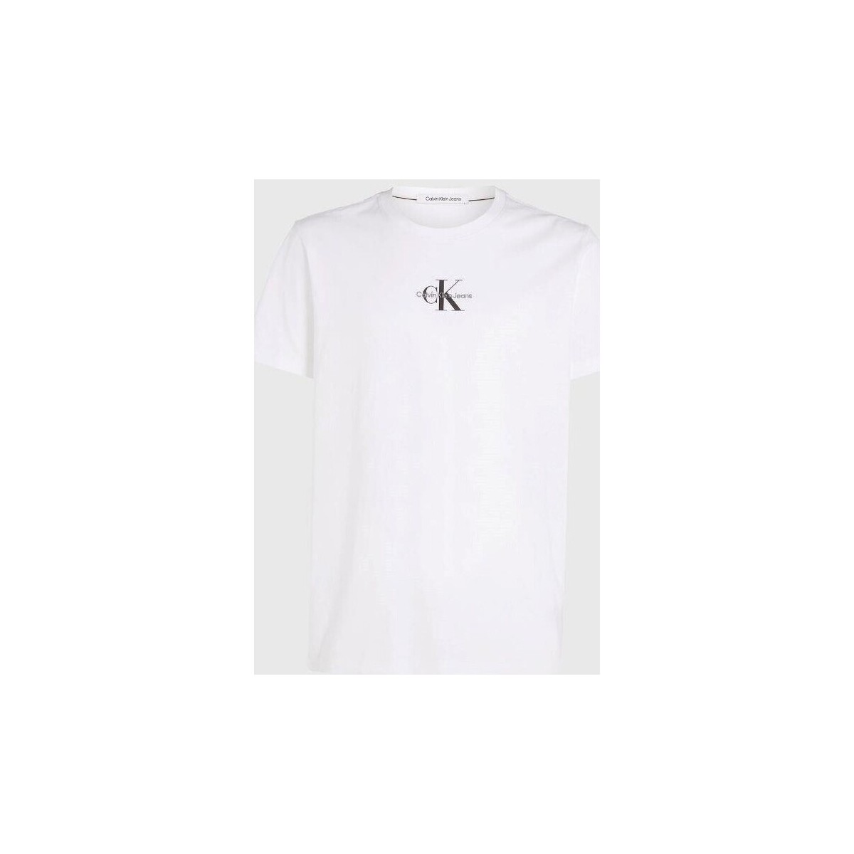 textil Herre T-shirts m. korte ærmer Calvin Klein Jeans J30J323483YAF Hvid