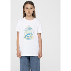 textil Børn T-shirts & poloer Santa Cruz Dark arts dot front t-shirt Hvid