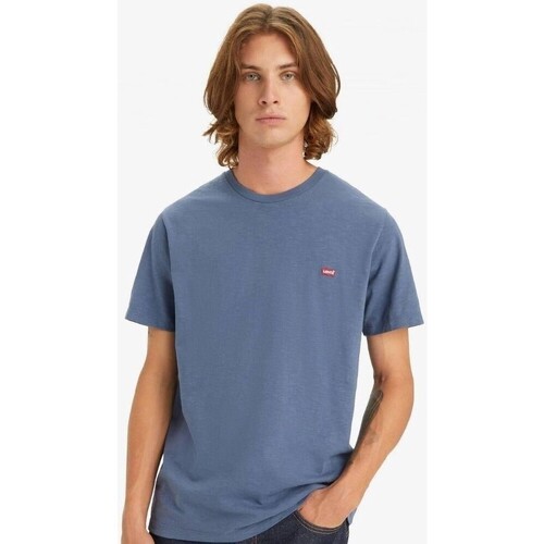textil Herre T-shirts m. korte ærmer Levi's 56605 0197 ORIGINAL Blå