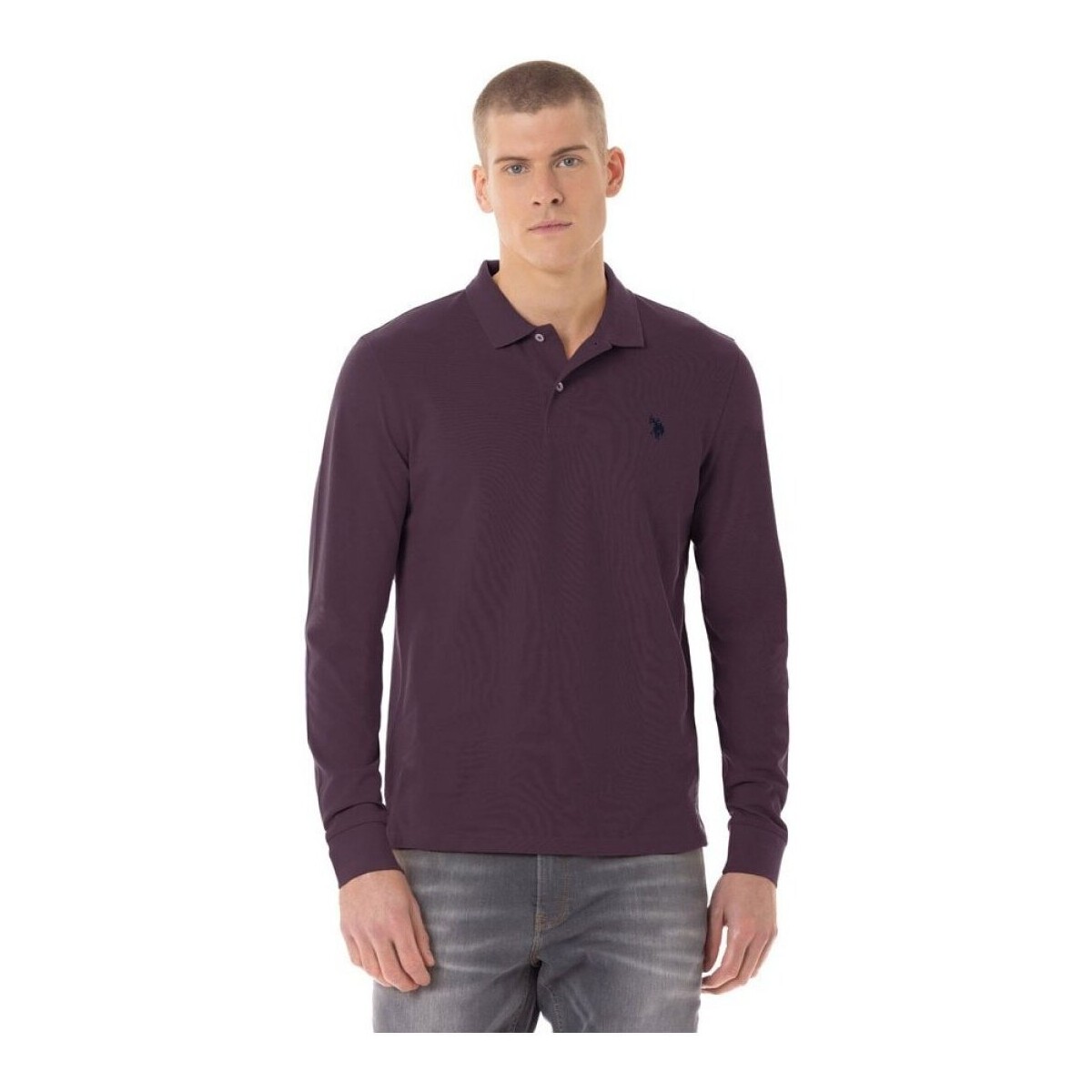textil Herre T-shirts & poloer U.S Polo Assn. 66709-259 Violet
