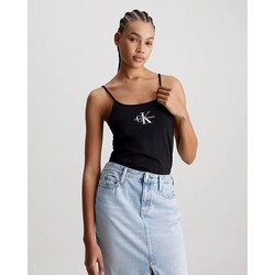 textil Dame T-shirts & poloer Calvin Klein Jeans J20J223105BEH Sort
