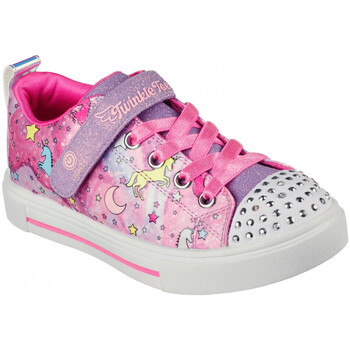 Sko Børn Sneakers Skechers Twinkle sparks - unicorn drea Pink
