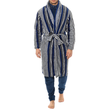 textil Herre Pyjamas / Natskjorte Kisses&Love 41849-UNICO Blå