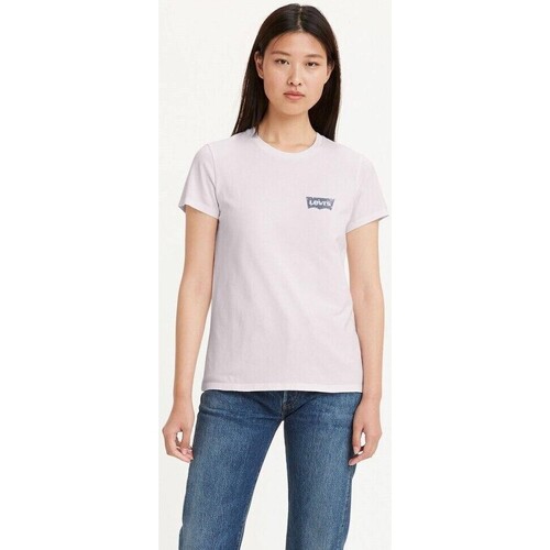 textil Dame T-shirts & poloer Levi's 17369 2490 THE PERFECT TEE Pink