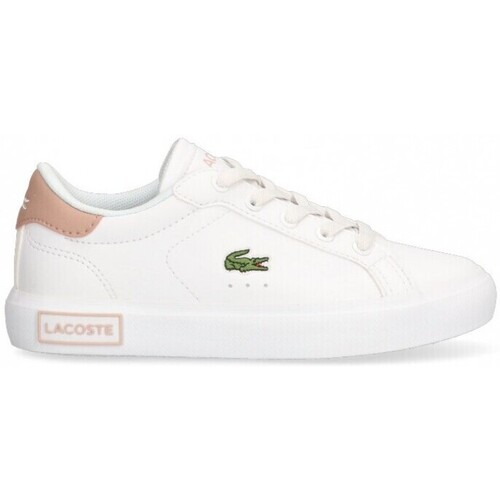 Sko Pige Sneakers Lacoste 74153 Hvid