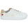 Sko Dame Lave sneakers Bons baisers de Paname SIMONE GOLD FLOWERS Hvid / Guld
