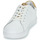 Sko Dame Lave sneakers Bons baisers de Paname SIMONE GOLD FLOWERS Hvid / Guld
