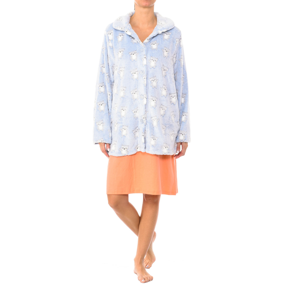 textil Dame Pyjamas / Natskjorte Marie Claire 30960-AZUL Flerfarvet