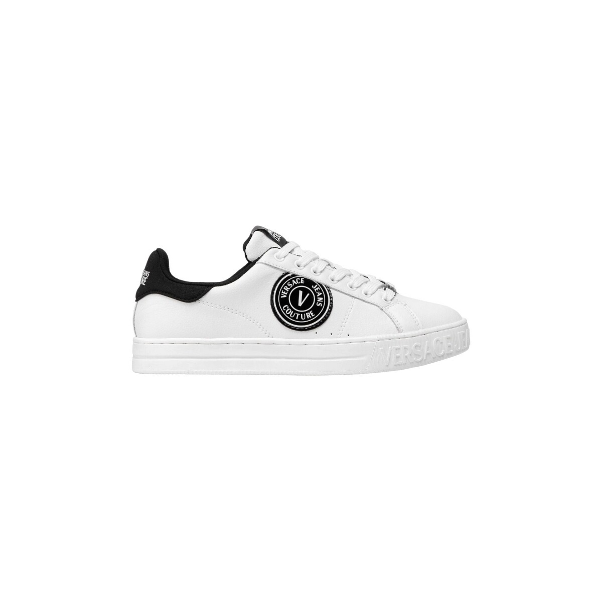 Sko Herre Sneakers Versace 76YA3SK1 Hvid