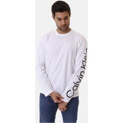 textil Herre Langærmede T-shirts Calvin Klein Jeans K10K112770 Hvid