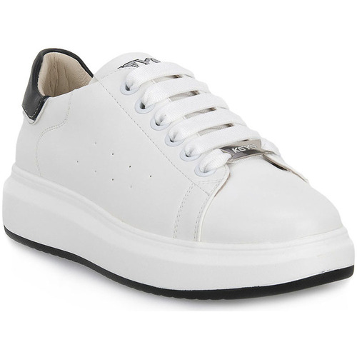 Sko Dame Sneakers Keys WHITE BLK Hvid