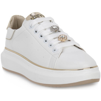 Sko Dame Sneakers Keys WHITE GOLD Hvid