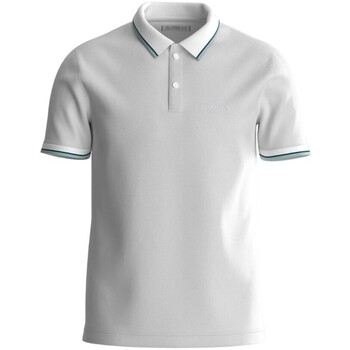 textil Herre Polo-t-shirts m. korte ærmer Guess M4GP60 K7O64 Hvid