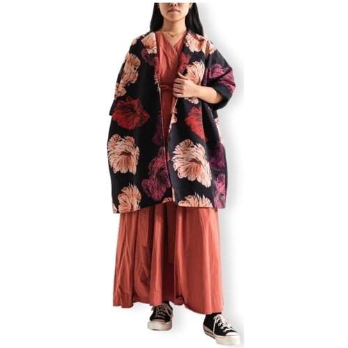 textil Dame Frakker Wendy Trendy Coat 219754 - Floral Flerfarvet