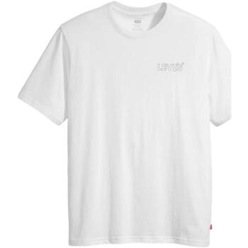 textil Herre T-shirts m. korte ærmer Levi's  Hvid