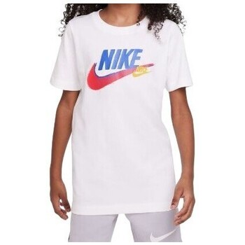 textil Dreng T-shirts m. korte ærmer Nike Camiseta Nio-a   Sporwear FD1201 Hvid