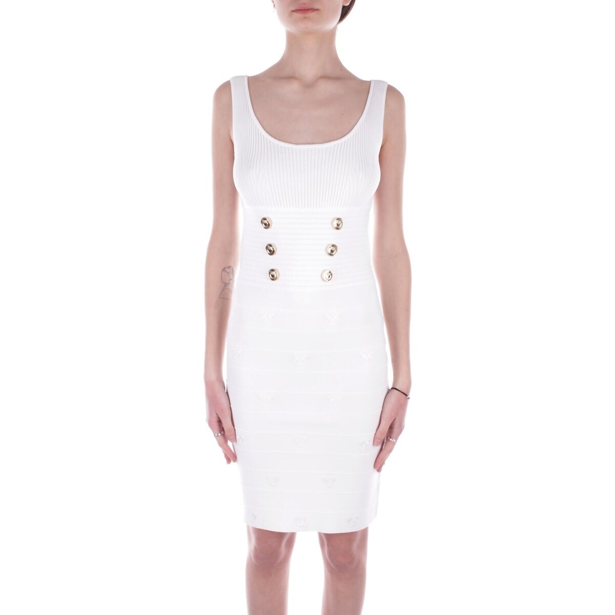 textil Dame Korte kjoler Pinko 102879 A1LK Hvid