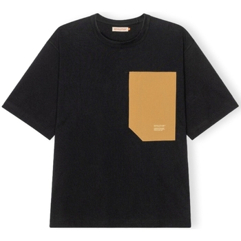 textil Herre T-shirts & poloer Revolution T-Shirt Oversize 1361 - Black Gul