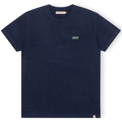 textil Herre T-shirts & poloer Revolution T-Shirt Regular 1342 BUS - Navy/Melange Blå