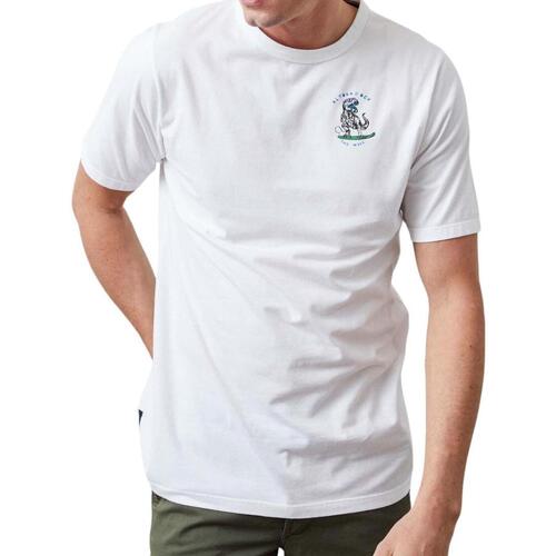 textil Herre T-shirts m. korte ærmer Altonadock  Hvid